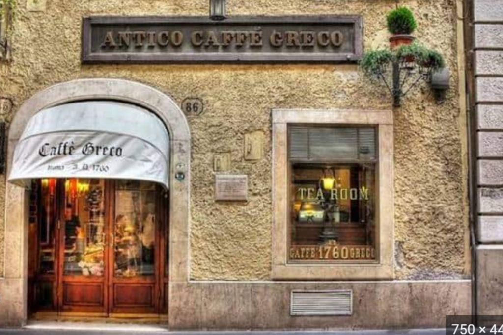 4 dias em Roma Antico caffe Greco